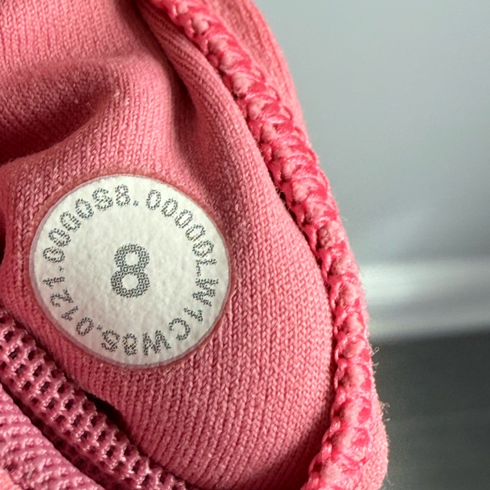 Lululemon Align Tank Top Pink Blossom Crop Top Sports Bra Size 8 Nulu W1CW8S - Picture 10 of 14